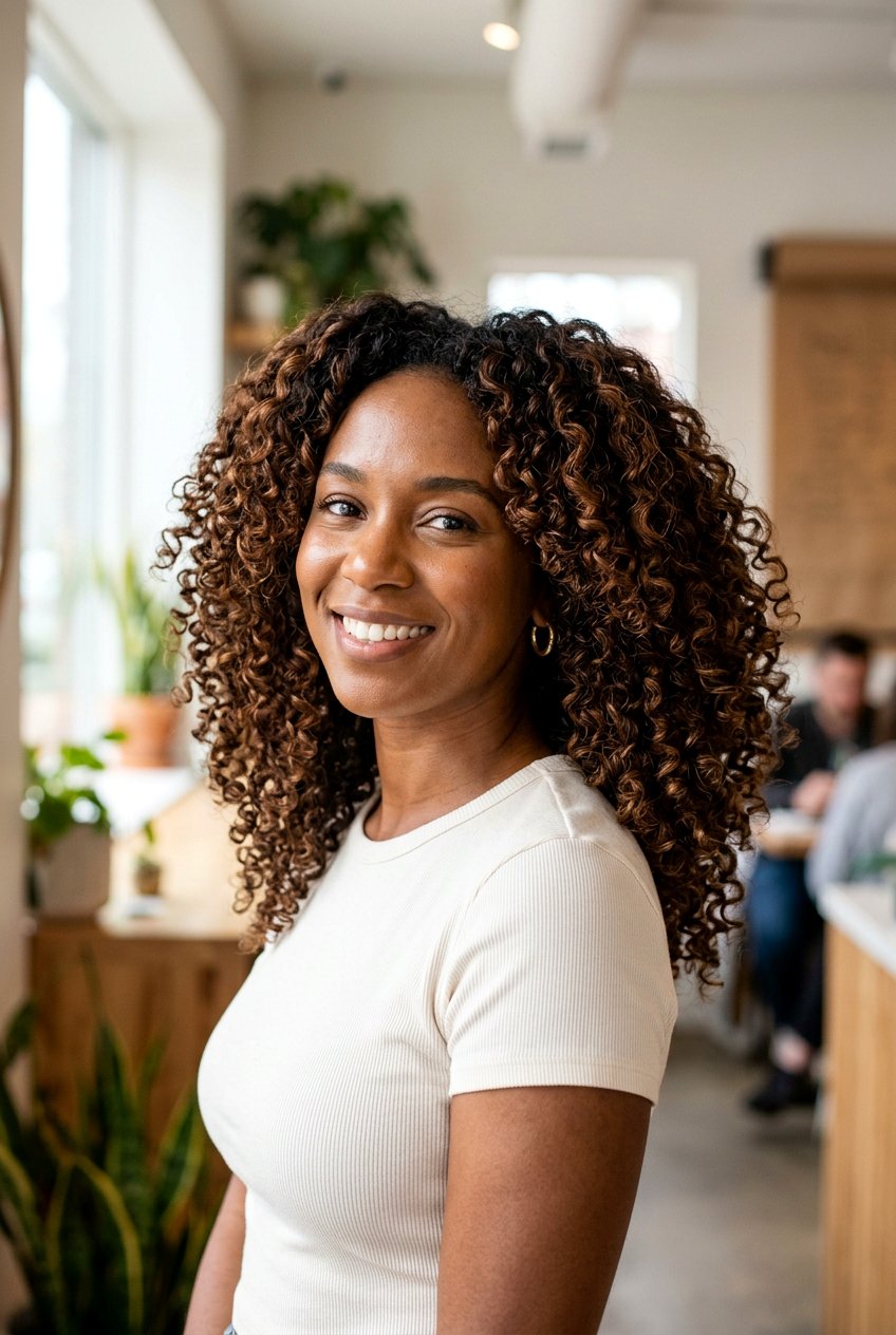 Chestnut Balayage On Curly Hair - 20 chestnut balayage hair color - 20 chestnut balayage hair color