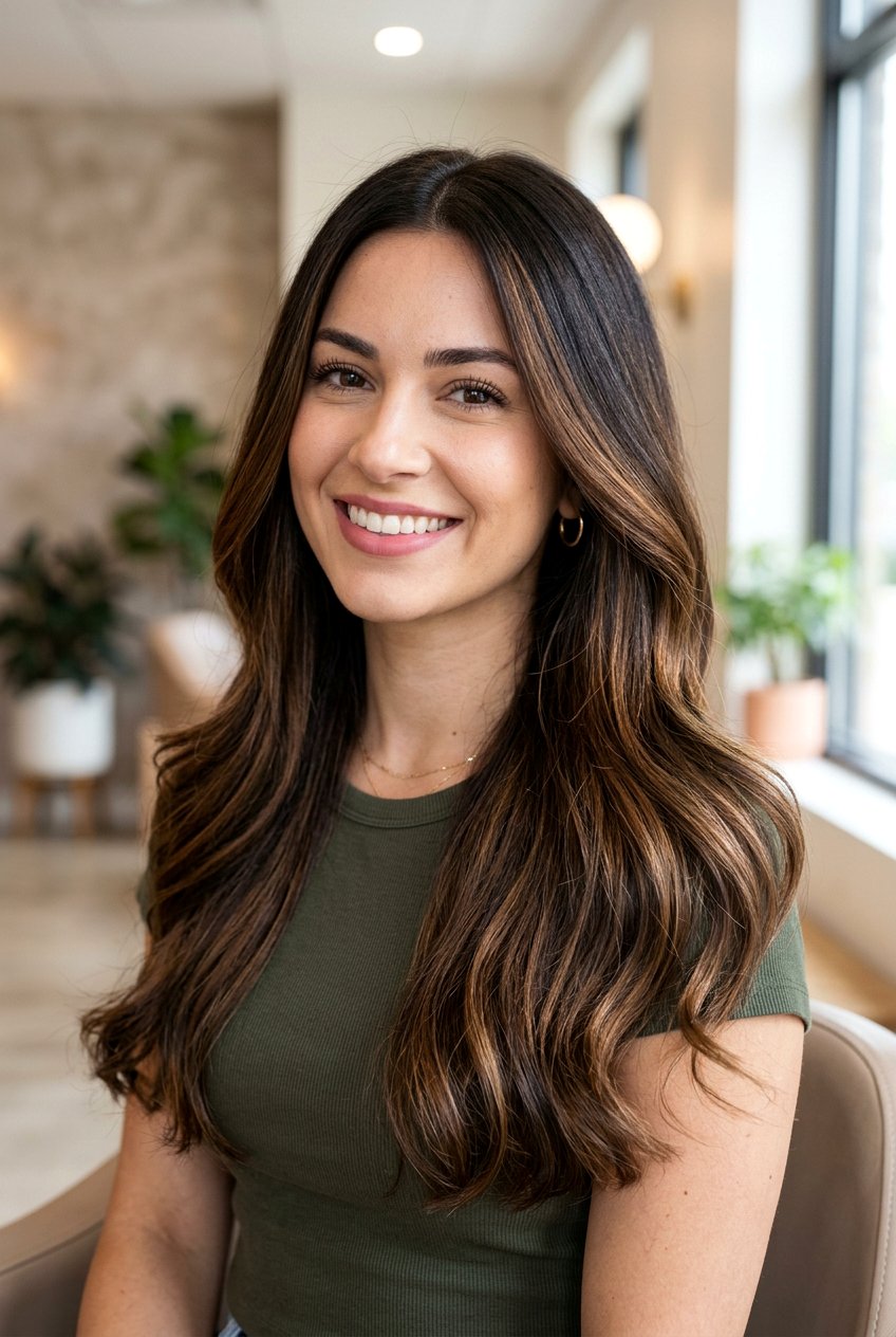 Chestnut Balayage On Dark Brown Hair - 20 chestnut balayage hair color - 20 chestnut balayage hair color