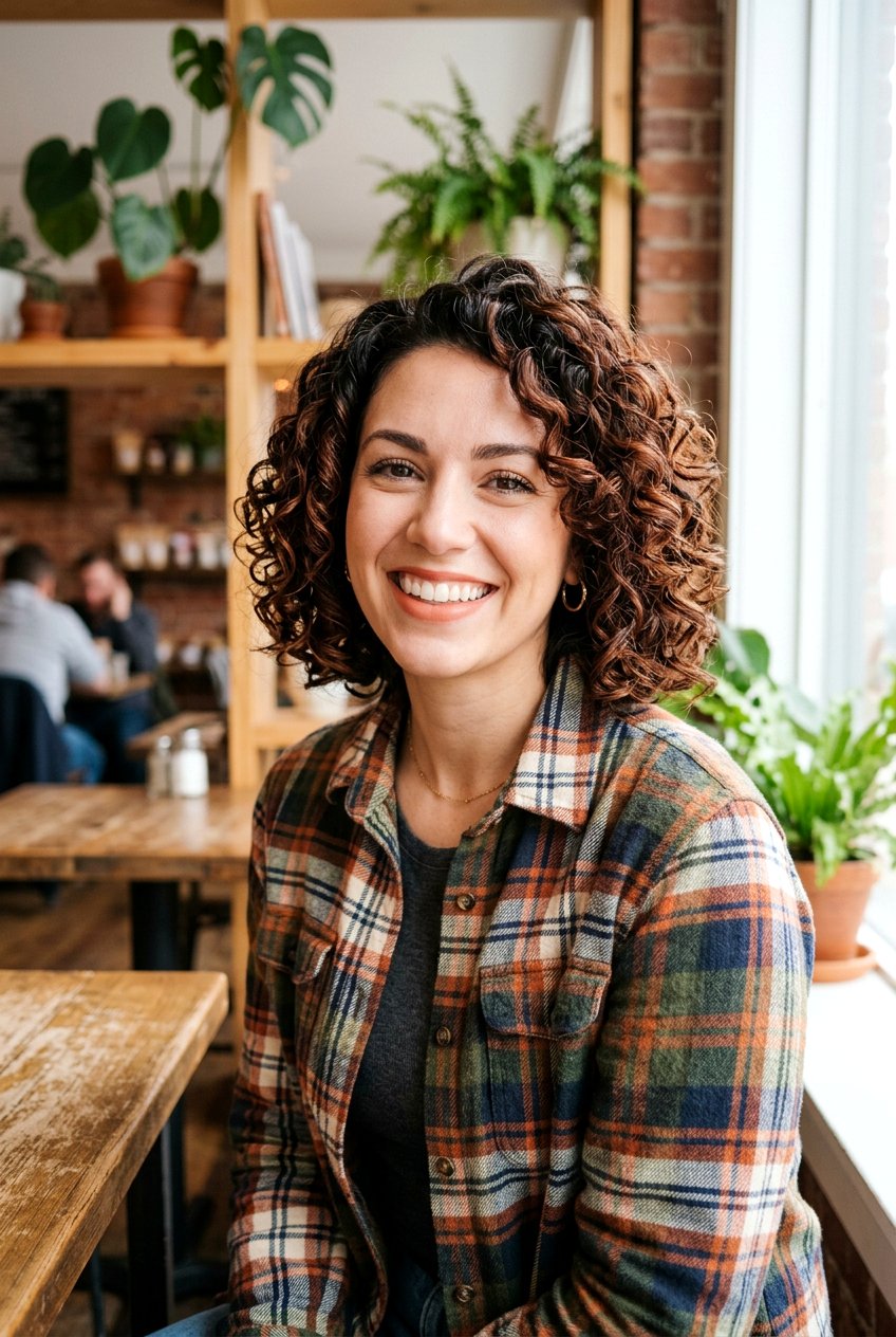 Chestnut Brown Balayage Curly Bob - 20 brunette balayage for curly bob - 20 brunette balayage for curly bob
