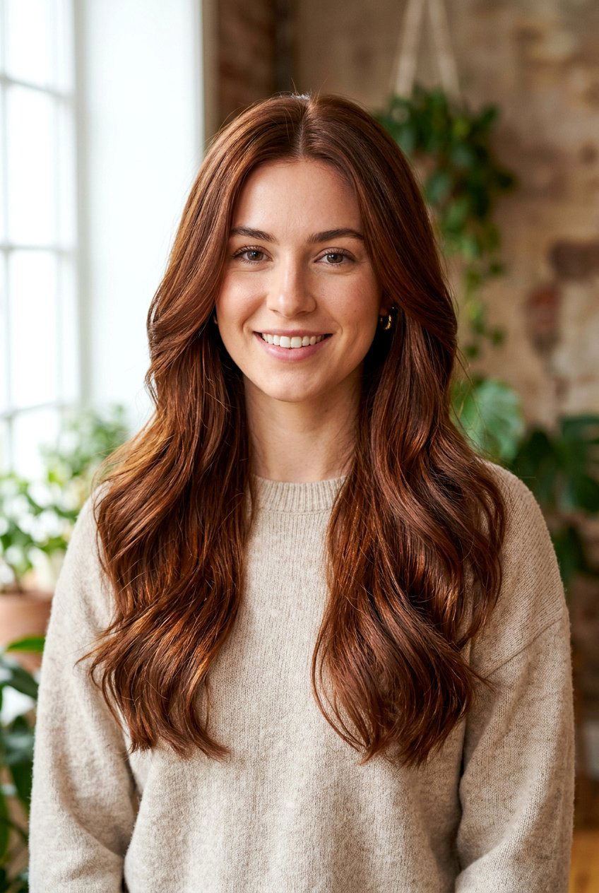 Chestnut Brown Hair - 20 spring hair color ideas - 20 spring hair color ideas