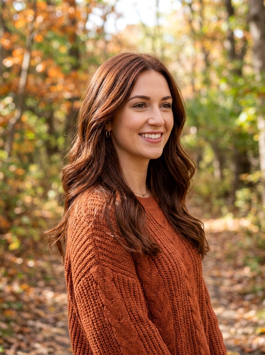 Chestnut Brown Hair Color - 20 seasonal hair color ideas for brunettes - 20 seasonal hair color ideas for brunettes