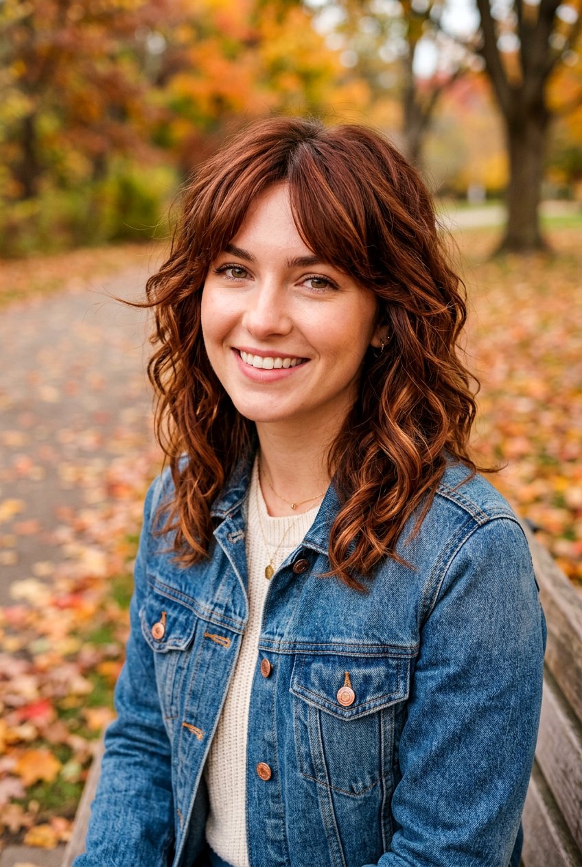 Chestnut Brown Shag Haircut - 20 brunette shag hair color ideas - 20 brunette shag hair color ideas