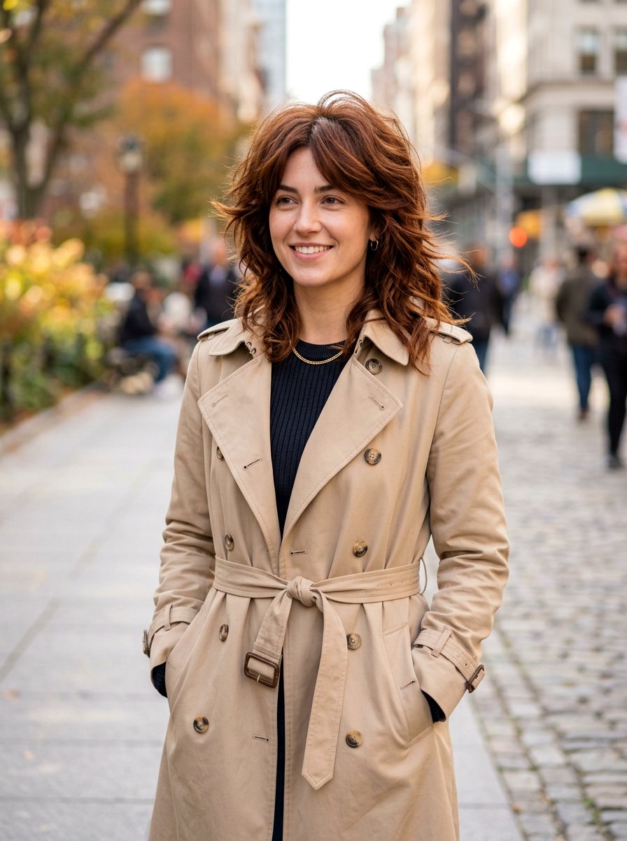 Chestnut Brown Wolf Cut - 20 hair color ideas for wolf cuts - 20 hair color ideas for wolf cuts