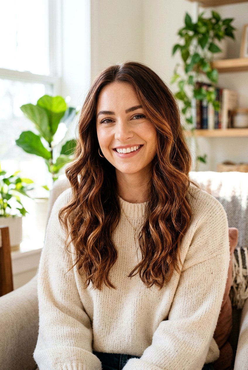 20 Gorgeous Winter Brunette Balayage Ideas for the Season