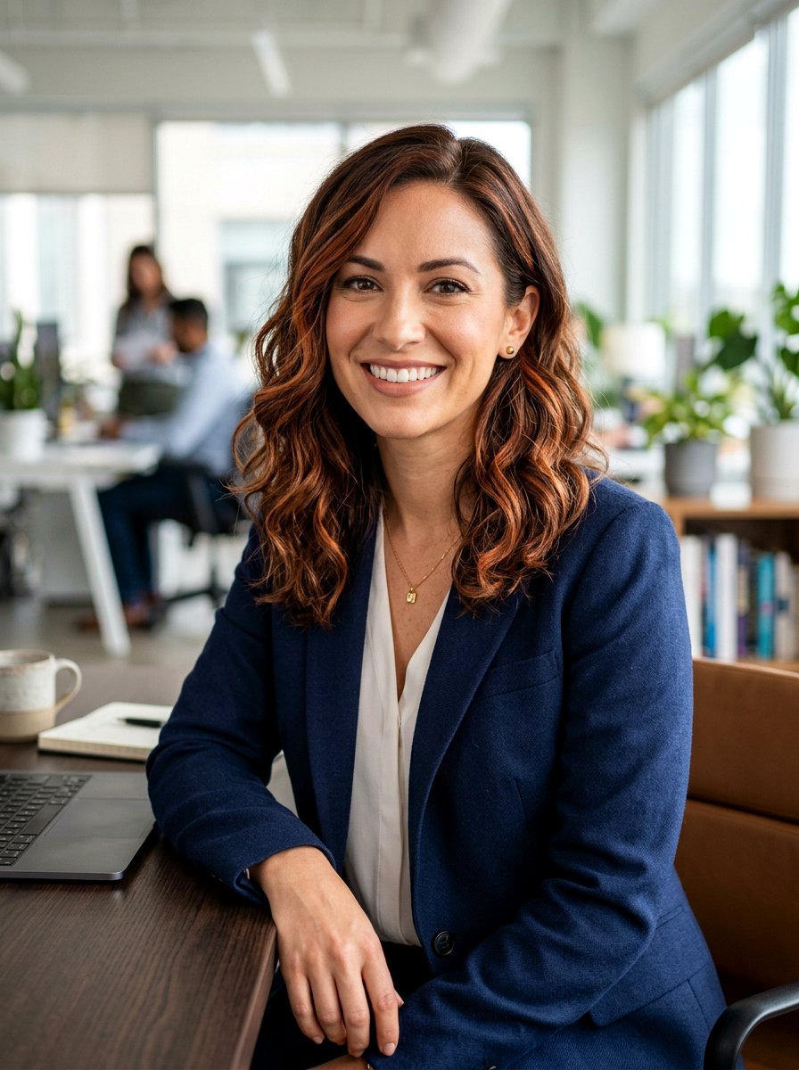 Chestnut Brunette With Copper Ribbons Mid Length Hair - 20 chestnut brunette with copper ribbons - 20 chestnut brunette with copper ribbons