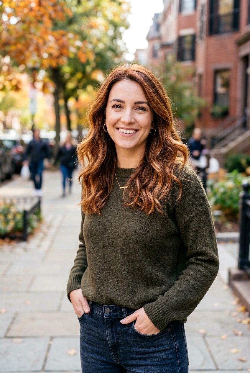 Chestnut Copper Balayage For Low Maintenance Color - 20 chestnut copper balayage - 20 chestnut copper balayage