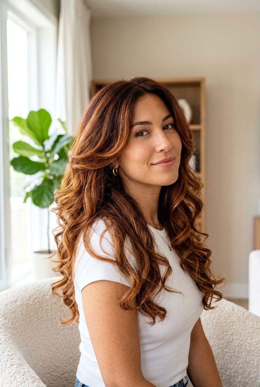 Chestnut Copper Balayage For Thick Hair - 20 chestnut copper balayage - 20 chestnut copper balayage