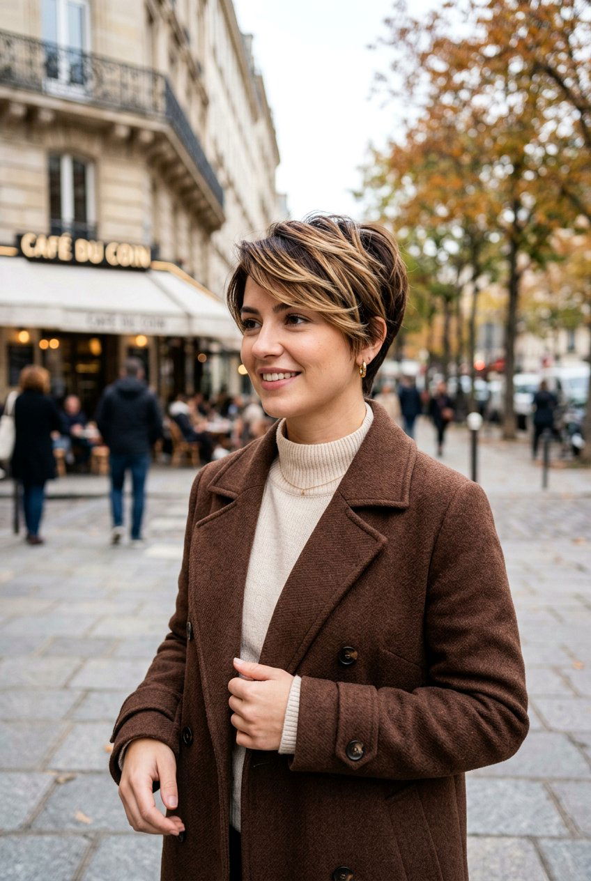 Chestnut To Blonde Balayage Pixie - 20 blonde balayage for pixie haircut - 20 blonde balayage for pixie haircut