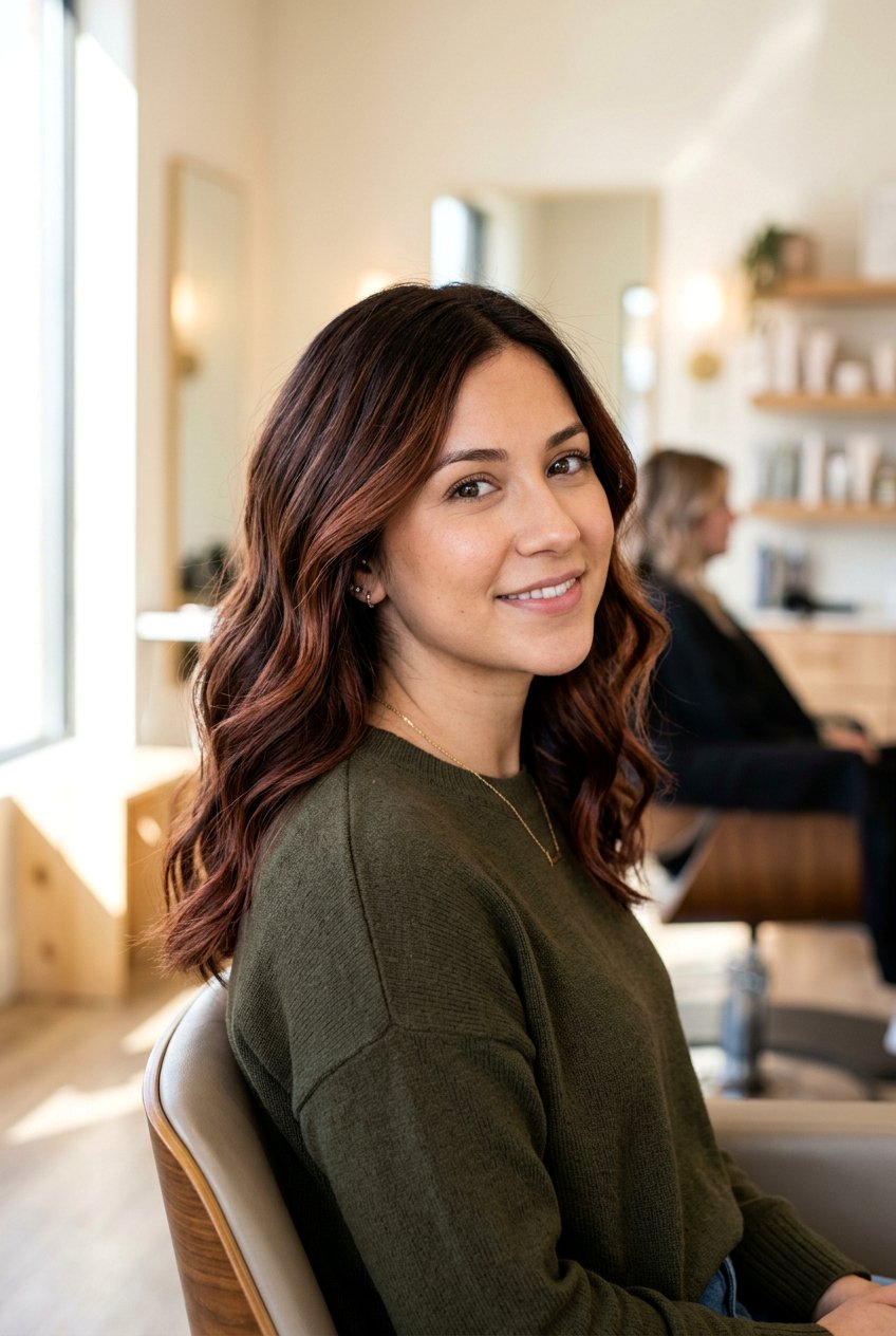 Chestnut brown balayage - 20 subtle balayage on brown hair - 20 subtle balayage on brown hair