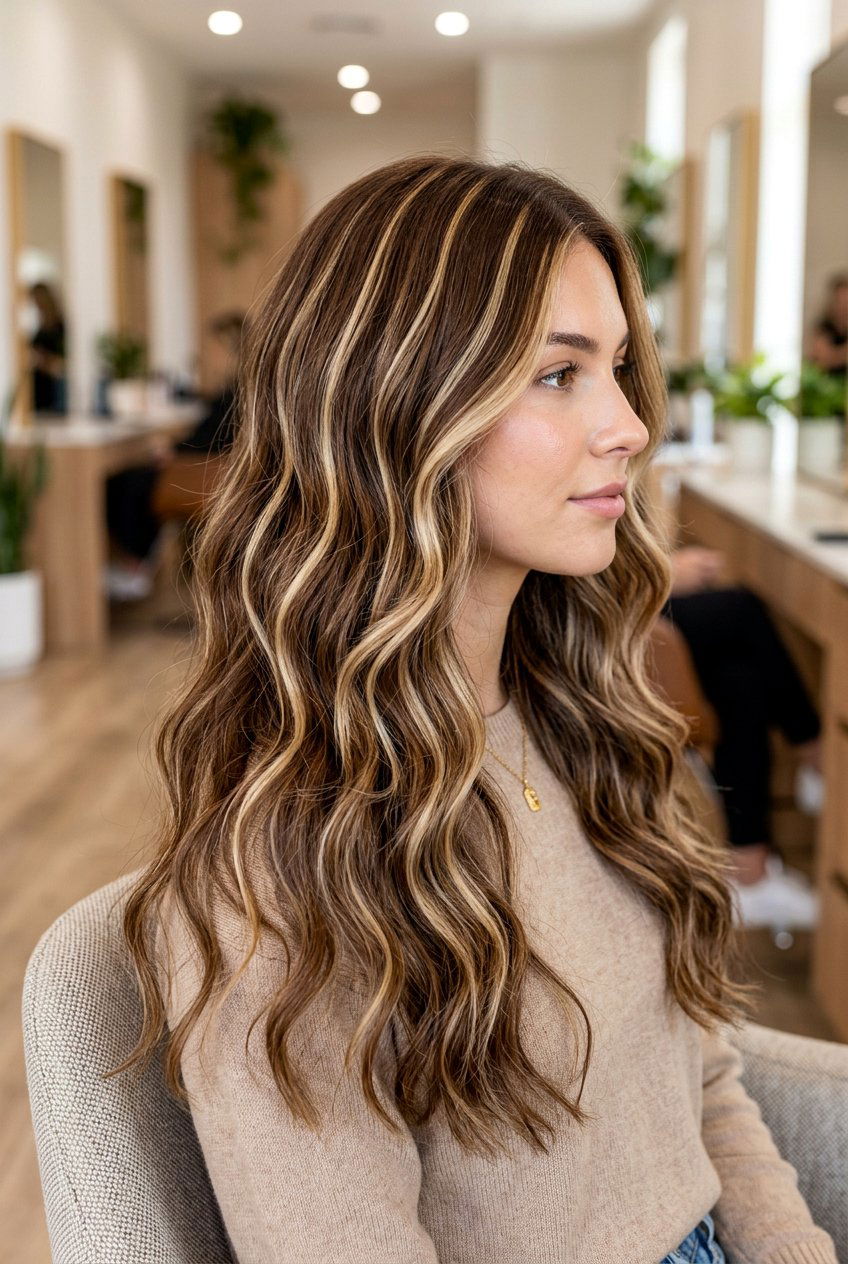 Chestnut brown hair with blonde highlights - 20 chestnut brown hair color - 20 chestnut brown hair color