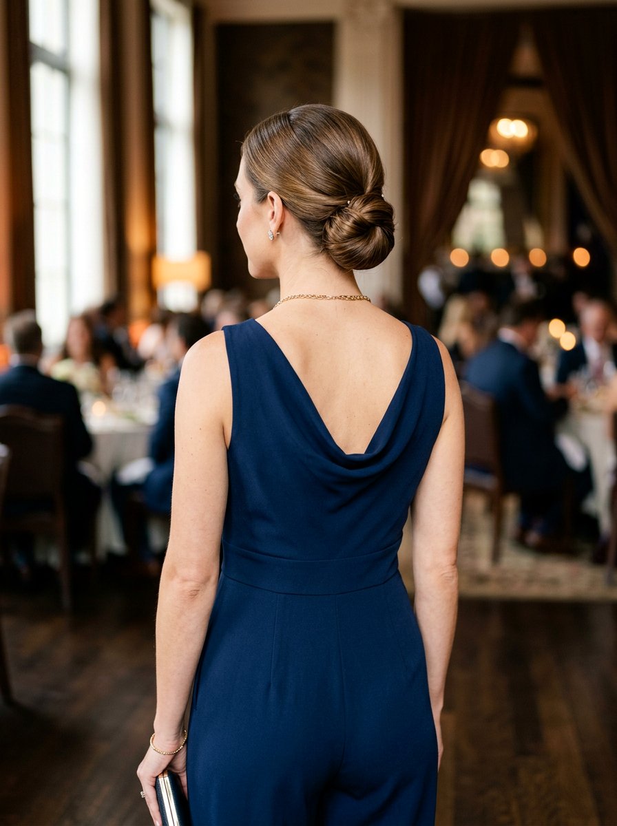 Chignon Bun - 20 date night hairstyle for mature women - 20 date night hairstyle for mature women