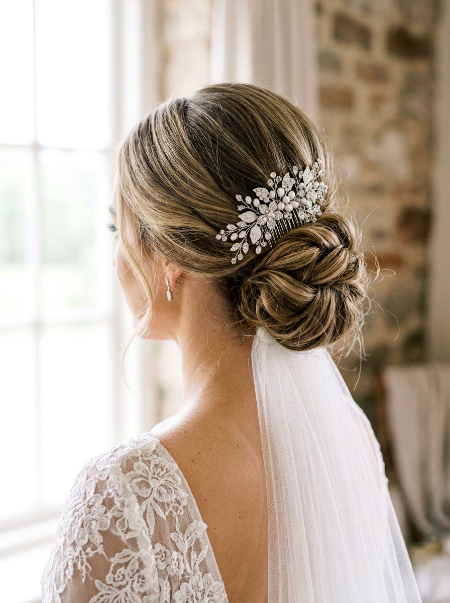 Chignon Shoulder Length Wedding Hair - 20 wedding hairstyles for shoulder length hair - 20 wedding hairstyles for shoulder length hair