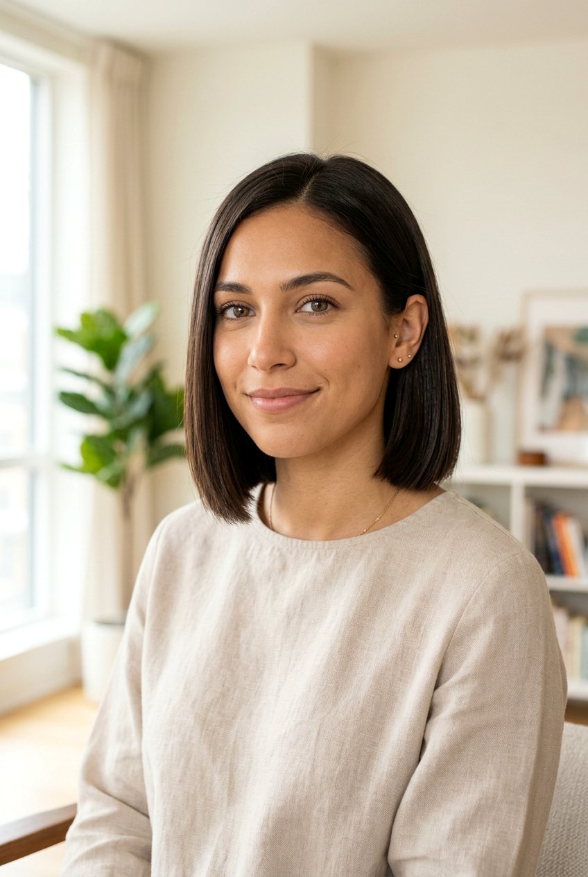 Chin Length Bob For Straight Hair - 20 sleek chin length bob - 20 sleek chin length bob