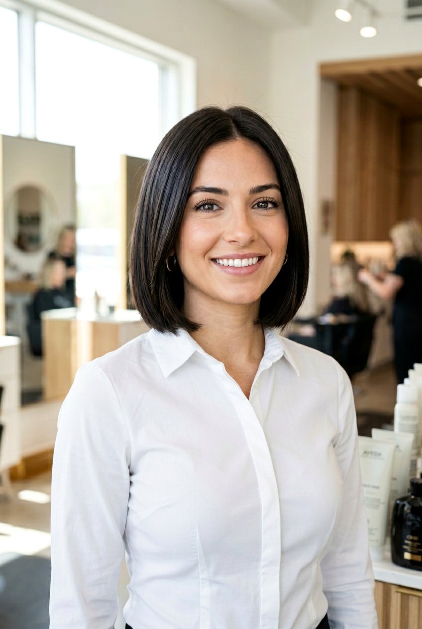 Chin Length Bob For Thick Hair - 20 sleek chin length bob - 20 sleek chin length bob