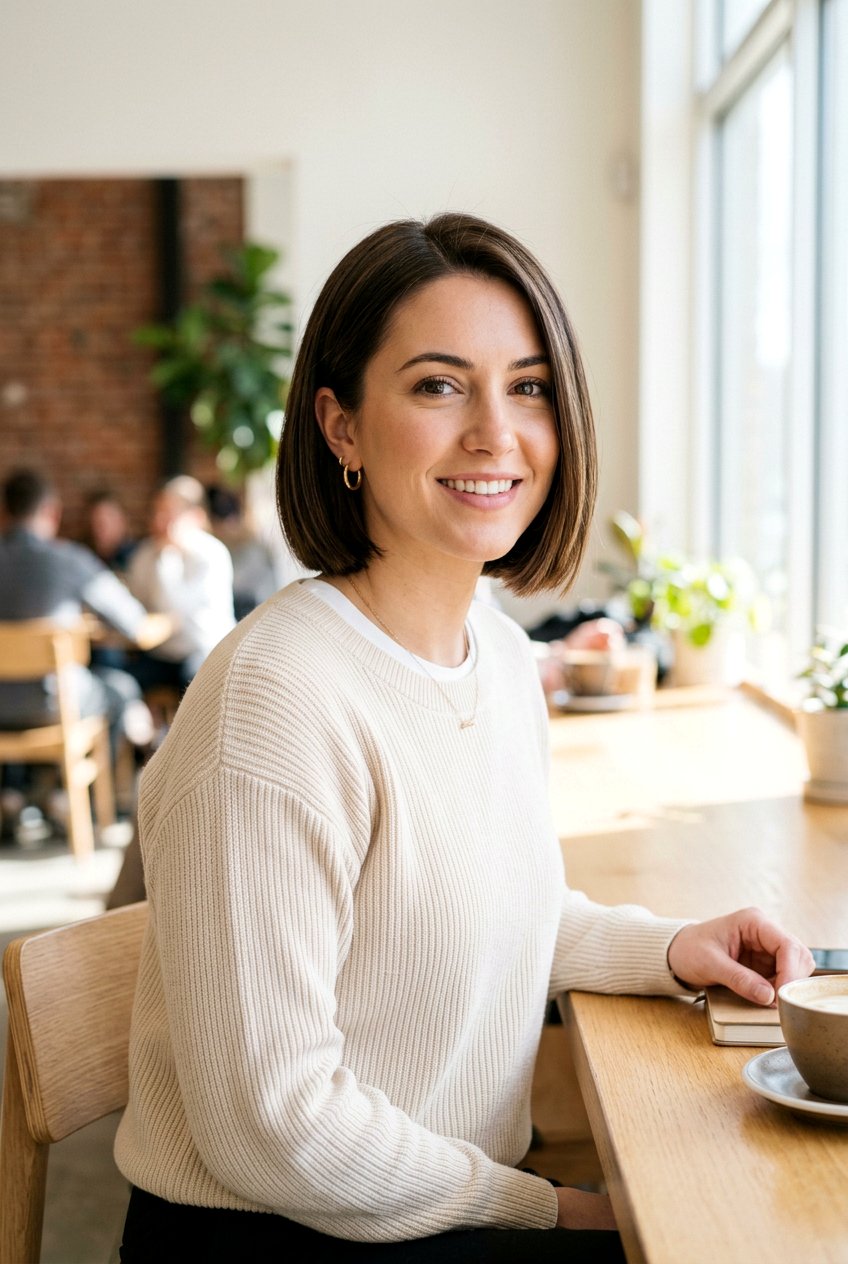 Chin Length Bob Mom Haircut - 20 chic mom haircut - 20 chic mom haircut