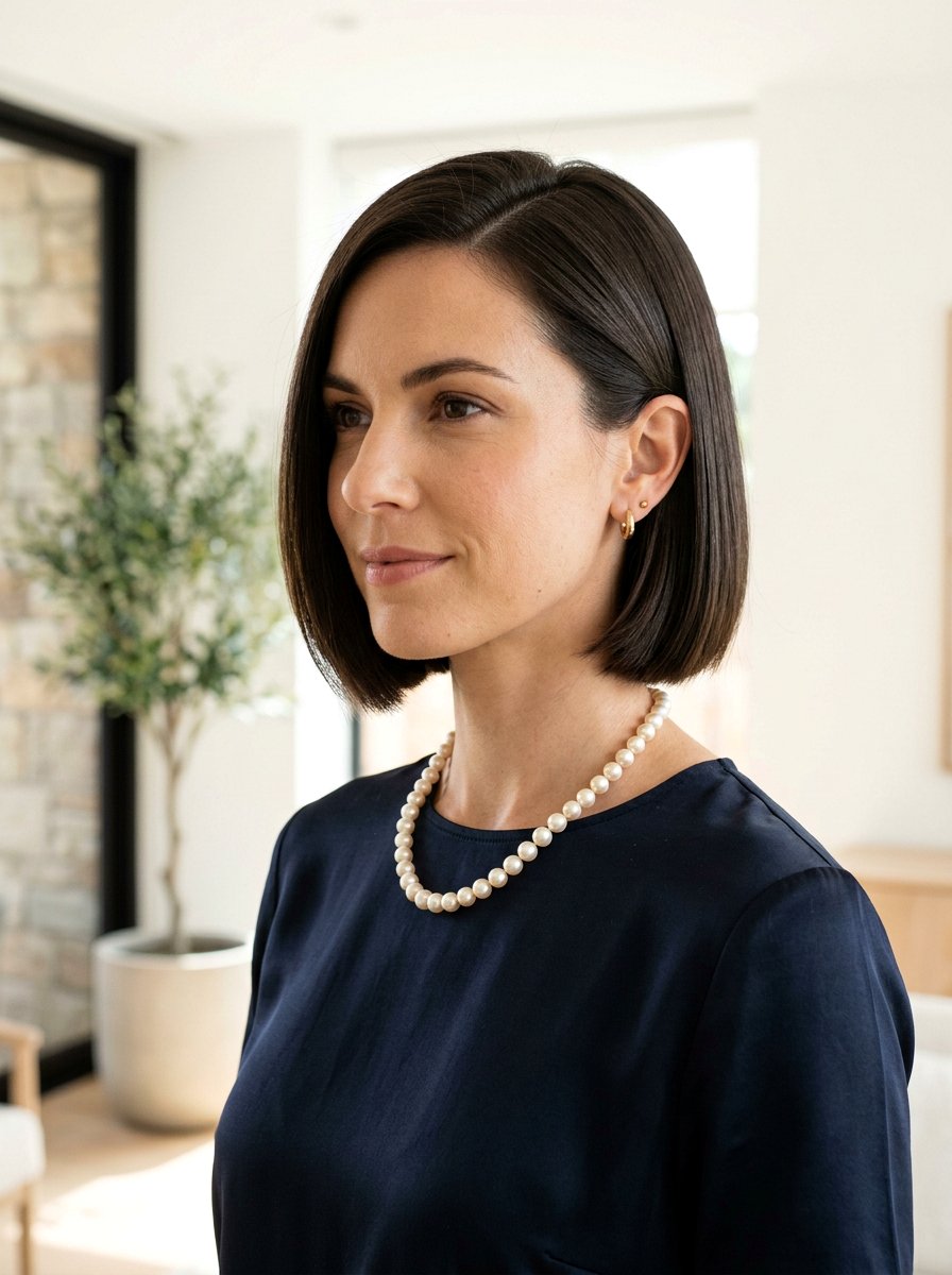 Chin Length Bob Quiet Luxury Haircut - 20 quiet luxury haircut ideas - 20 quiet luxury haircut ideas