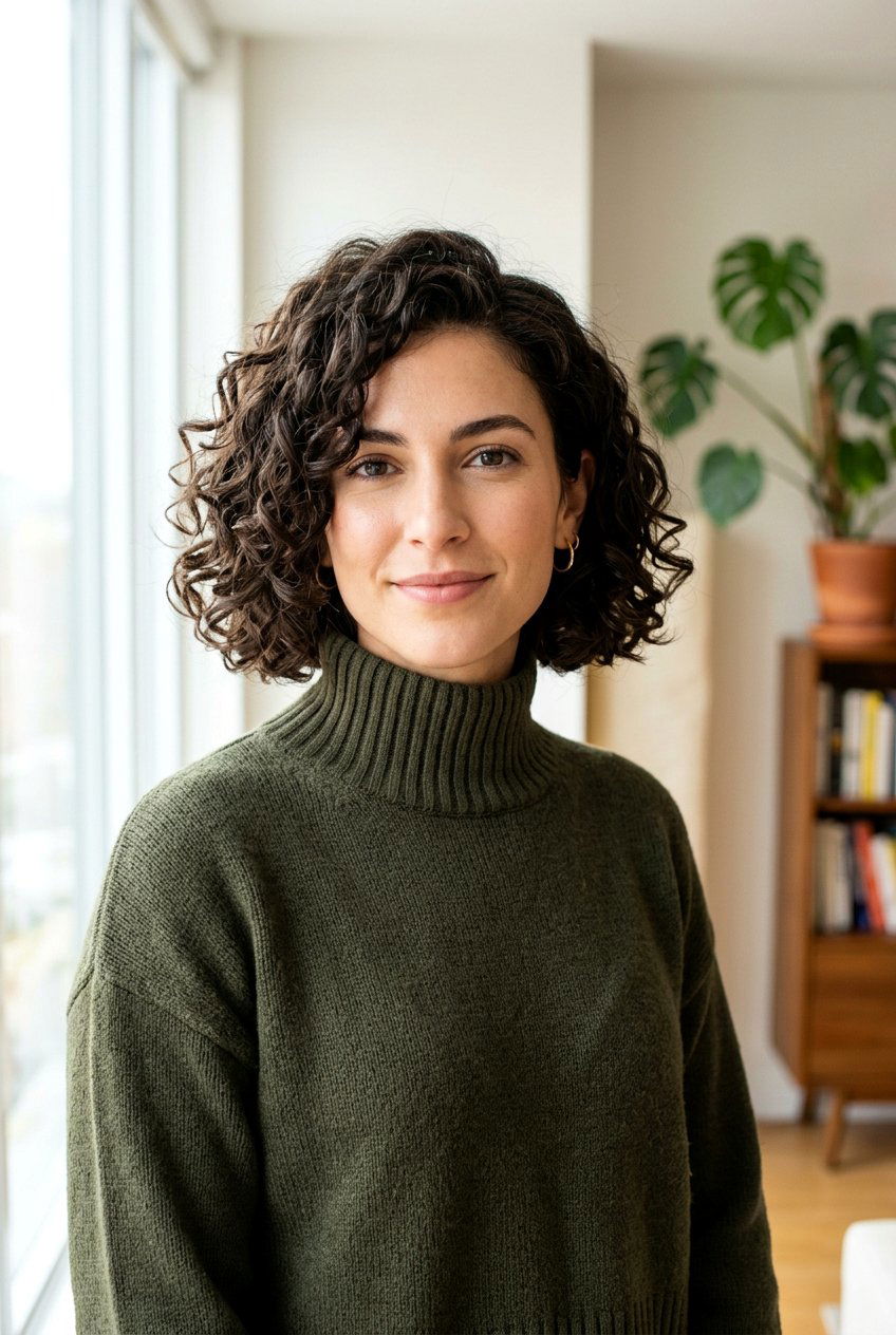 Chin Length Curly Bob - 20 curly bob for thick frizzy hair - 20 curly bob for thick frizzy hair