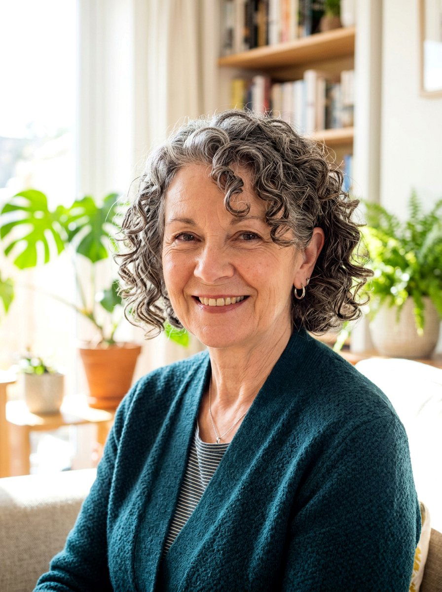 Chin Length Curly Bob For Older Women - 20 short curly bob for older women - 20 short curly bob for older women