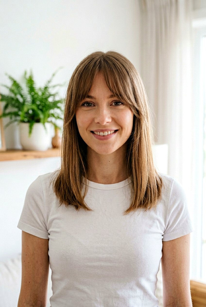 Chin Length Curtain Bangs For Thin Hair - 20 curtain bangs for thin hair - 20 curtain bangs for thin hair