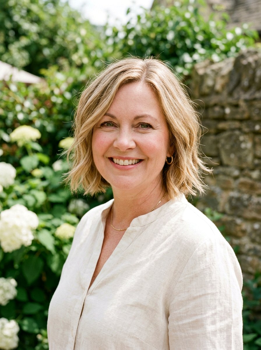 Chin Length Layered Bob for Apple Face - 20 flattering haircut for apple face women - 20 flattering haircut for apple face women