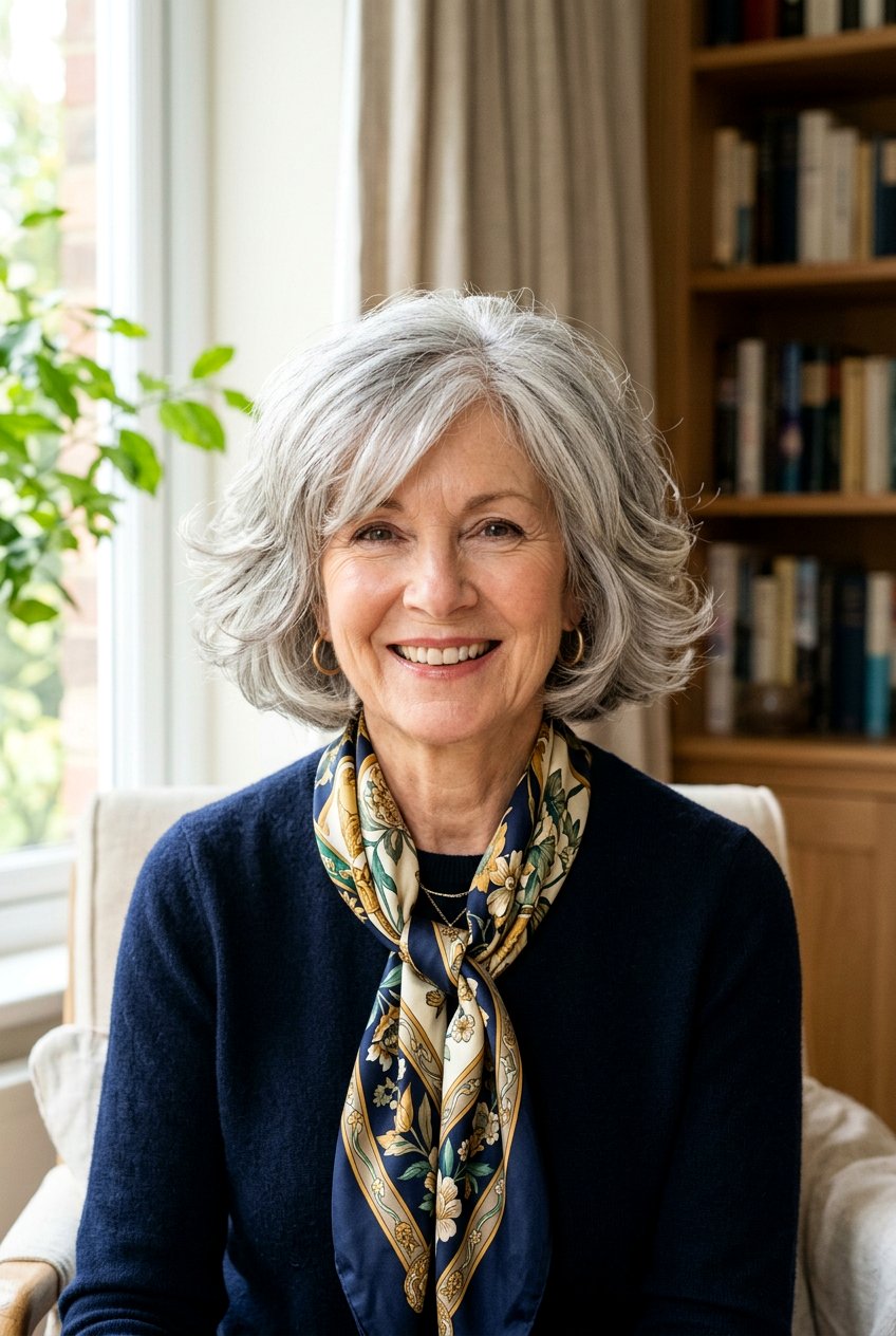 Chin Length Shaggy Bob - 20 shaggy bob for older women - 20 shaggy bob for older women