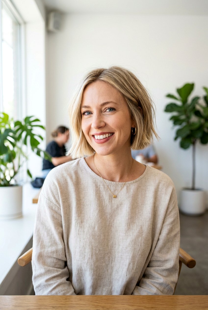 Chin Length Textured Bob For Fine Hair - 20 textured chin length bob - 20 textured chin length bob