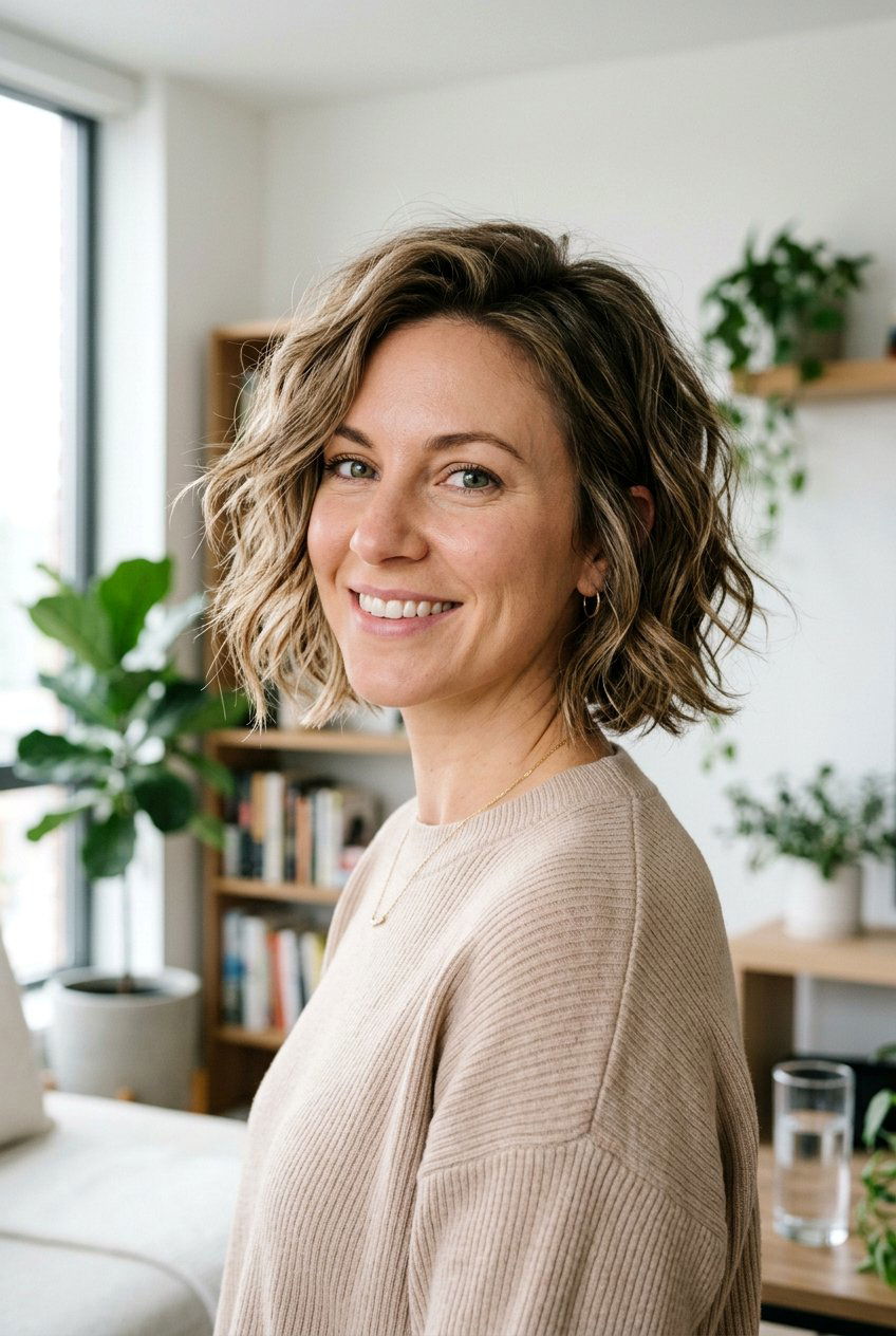 Chin Length Textured Bob With Layers - 20 textured chin length bob - 20 textured chin length bob