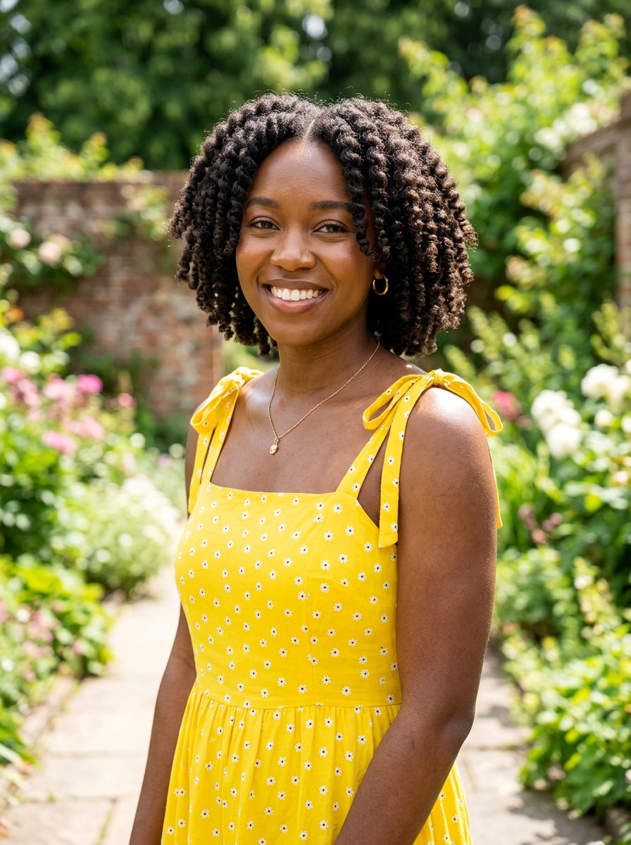 Chin Length Twist Out Bob - 20 twist out bob hairstyle - 20 twist out bob hairstyle