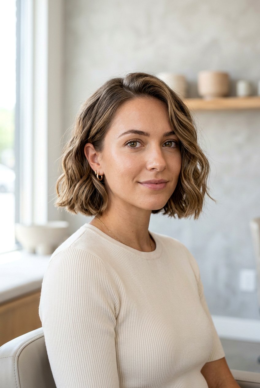 Chin Length Wavy Bob Haircut - 20 low maintenance wavy haircut - 20 low maintenance wavy haircut