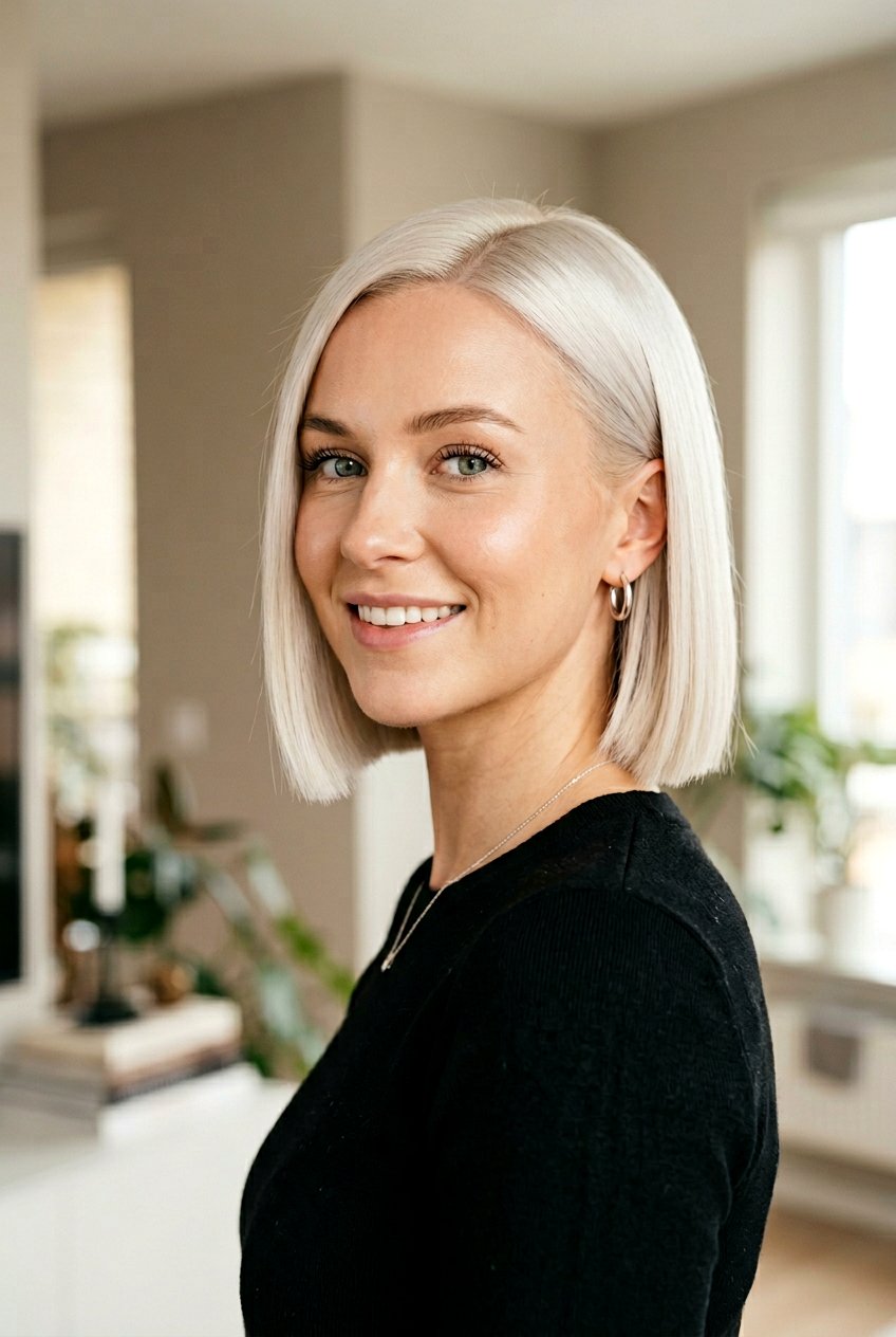 Chin length blunt bob - 20 blunt bob haircut - 20 blunt bob haircut