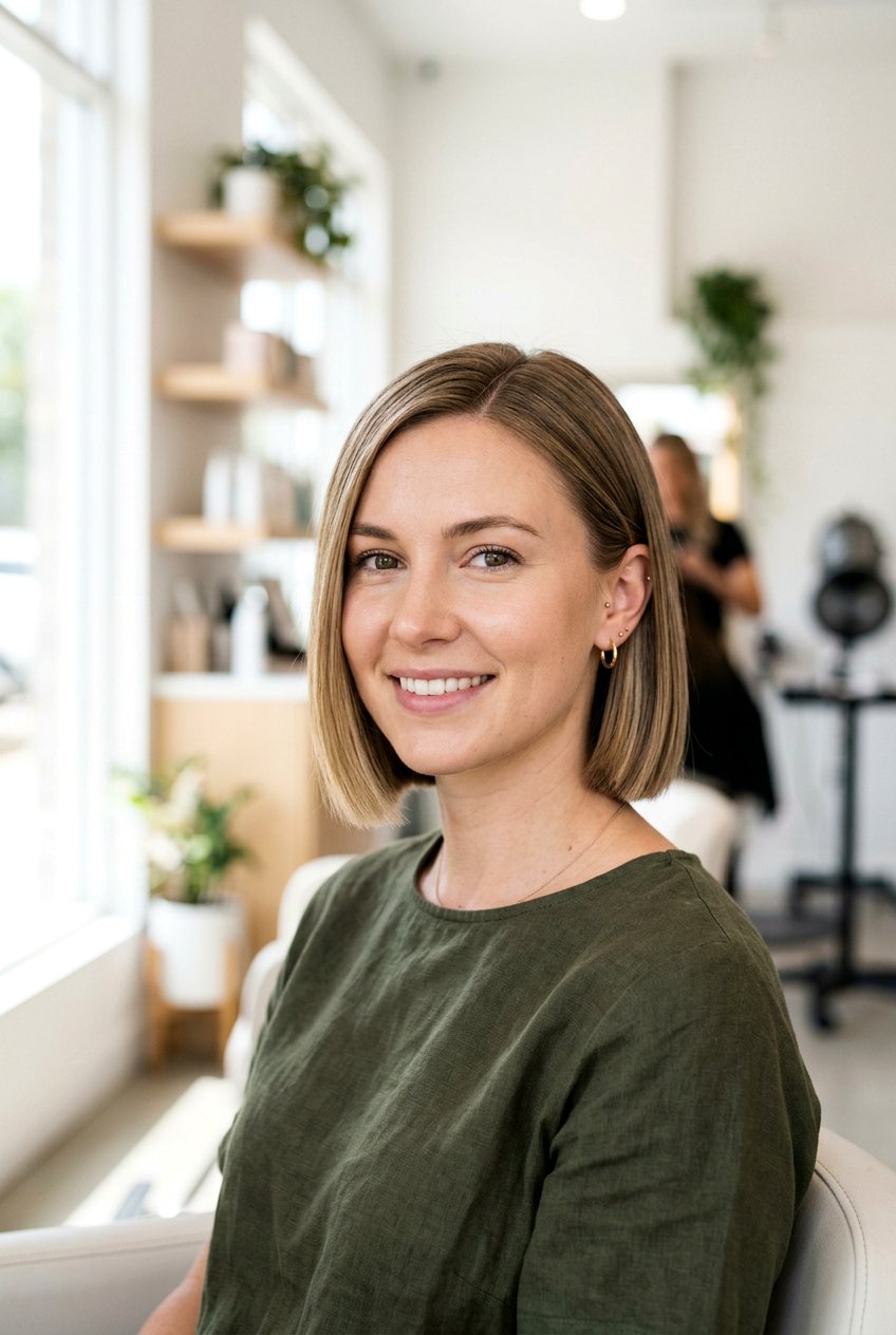 Chin length bob - 20 korean bob haircut - 20 korean bob haircut