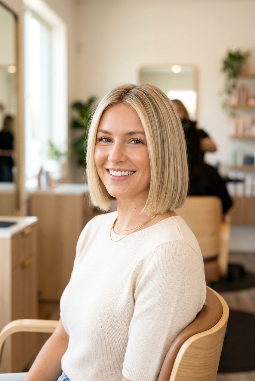 Chin length bob for fine hair - 20 chin length bob haircut - 20 chin length bob haircut