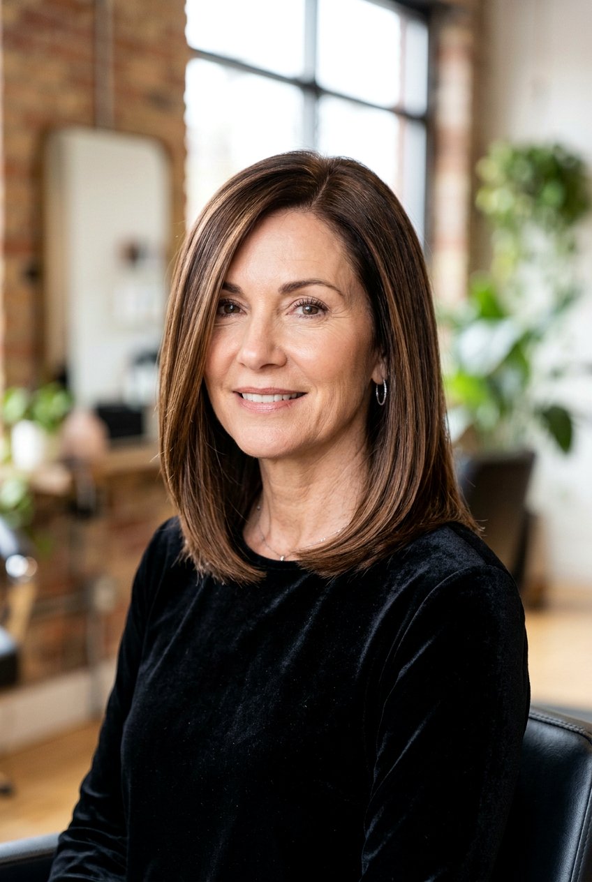 Chocolate Balayage - 20 brunette balayage for women over 50 - 20 brunette balayage for women over 50