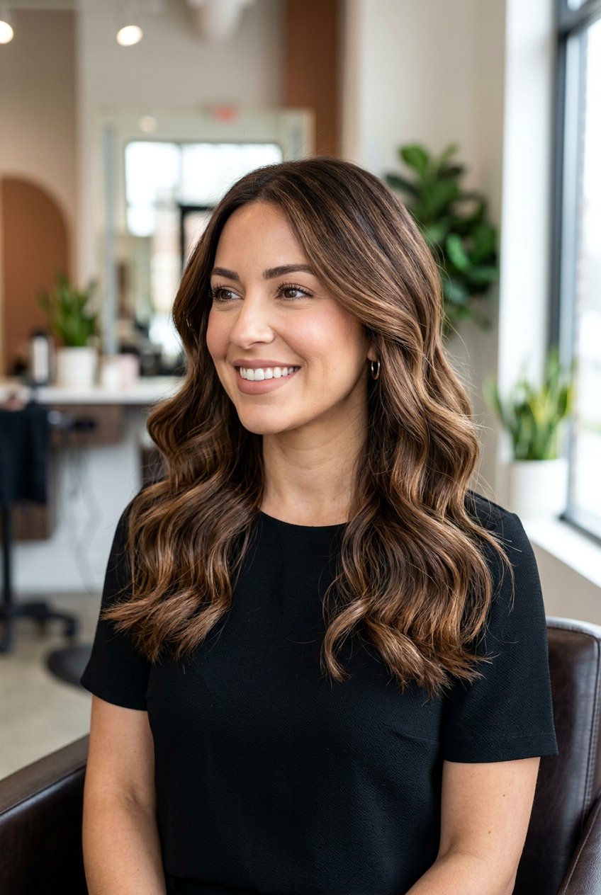 Chocolate Brown Balayage - 20 mature women brunette balayage ideas - 20 mature women brunette balayage ideas