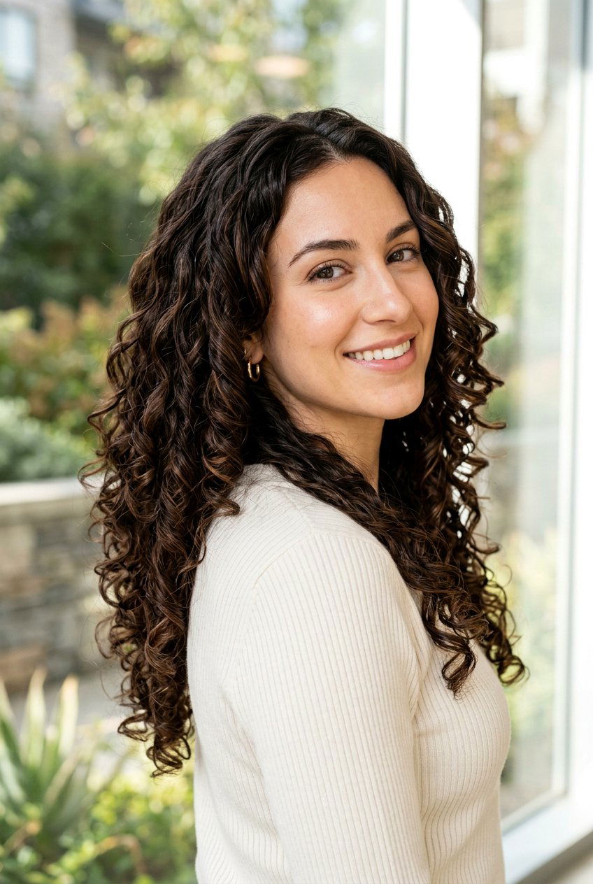 Chocolate Brown Balayage Curly Hair - 20 balayage for curly hair - 20 balayage for curly hair