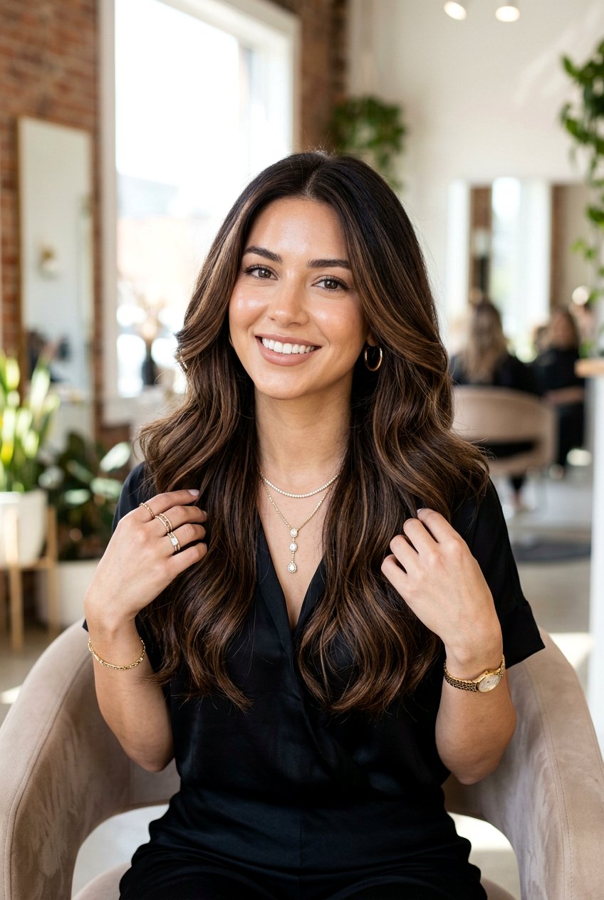 Chocolate Brown Balayage Fine Hair - 20 brunette balayage for fine thin hair women - 20 brunette balayage for fine thin hair women