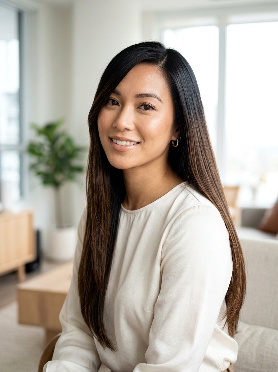 Chocolate Brown Balayage On Black Hair - 20 subtle balayage for black hair - 20 subtle balayage for black hair