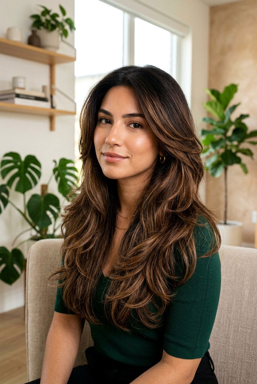 Chocolate Brown Balayage for Thick Hair - 20 chocolate brown balayage - 20 chocolate brown balayage