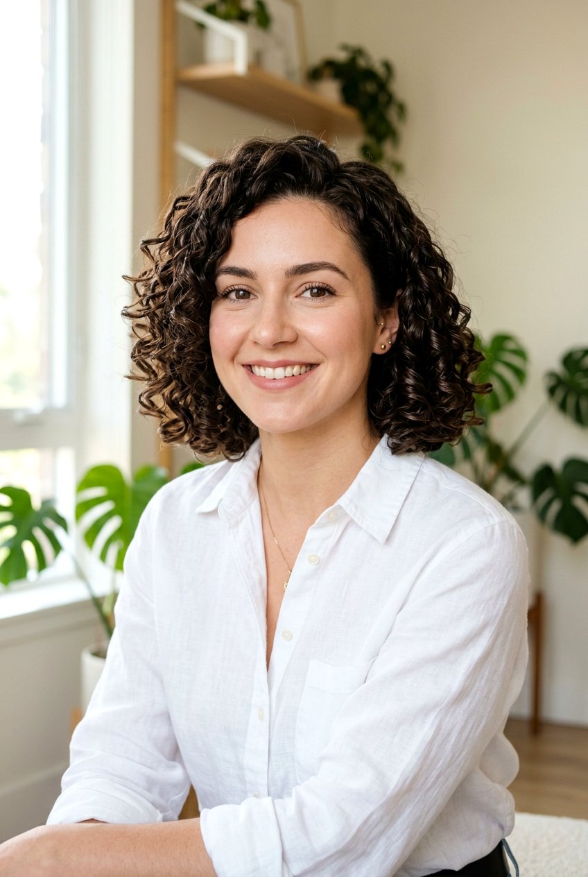 Chocolate Brown Curly Bob - 20 hair color ideas for curly bob hair - 20 hair color ideas for curly bob hair