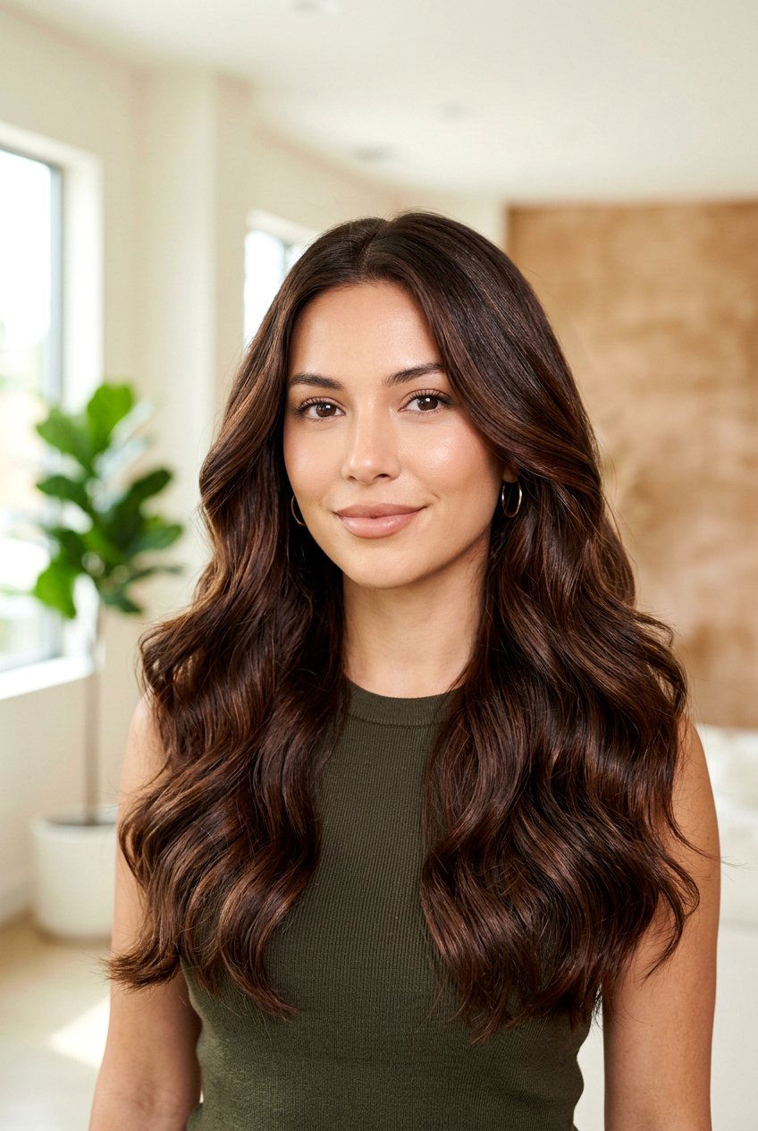 Chocolate Brown Hair - 20 warm toned brunette hair - 20 warm toned brunette hair