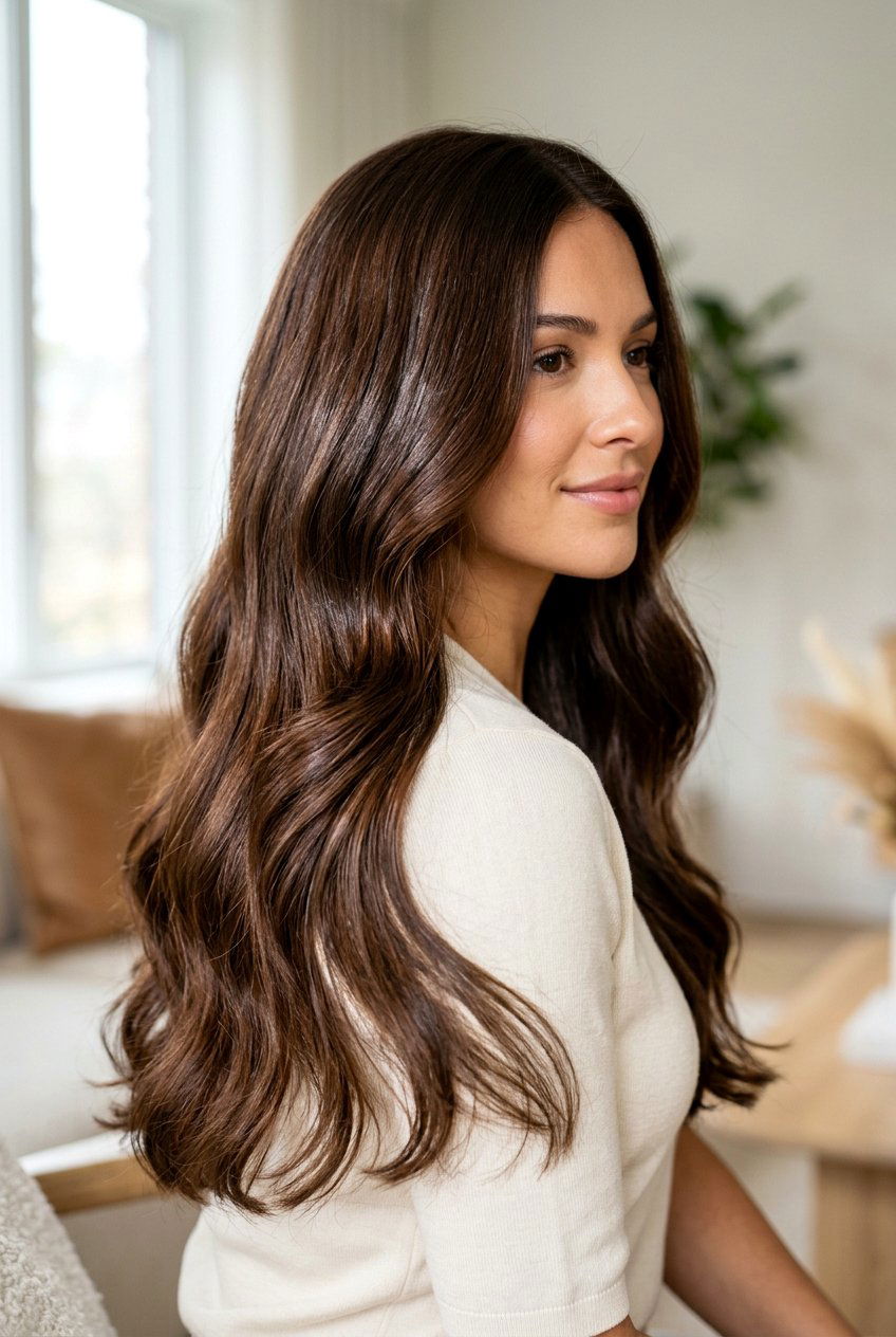 Chocolate Brown Hair Long Hair - 20 hair color ideas for long hair - 20 hair color ideas for long hair