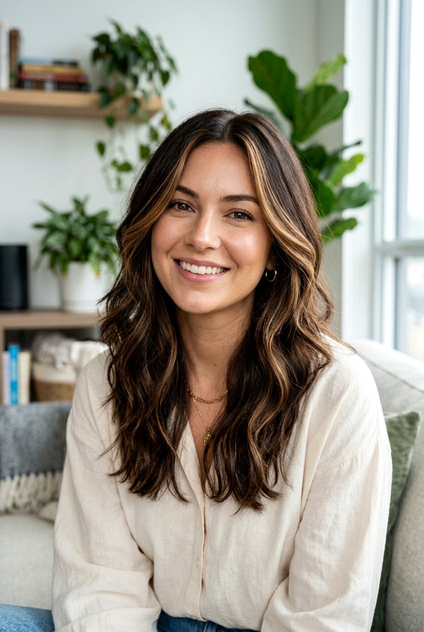 Chocolate Brown Hair with Caramel Highlights - 20 chocolate caramel hair color ideas - 20 chocolate caramel hair color ideas