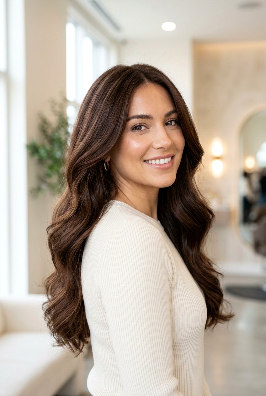 Chocolate Brown Hair - 20 hair color ideas for brunettes - 20 hair color ideas for brunettes