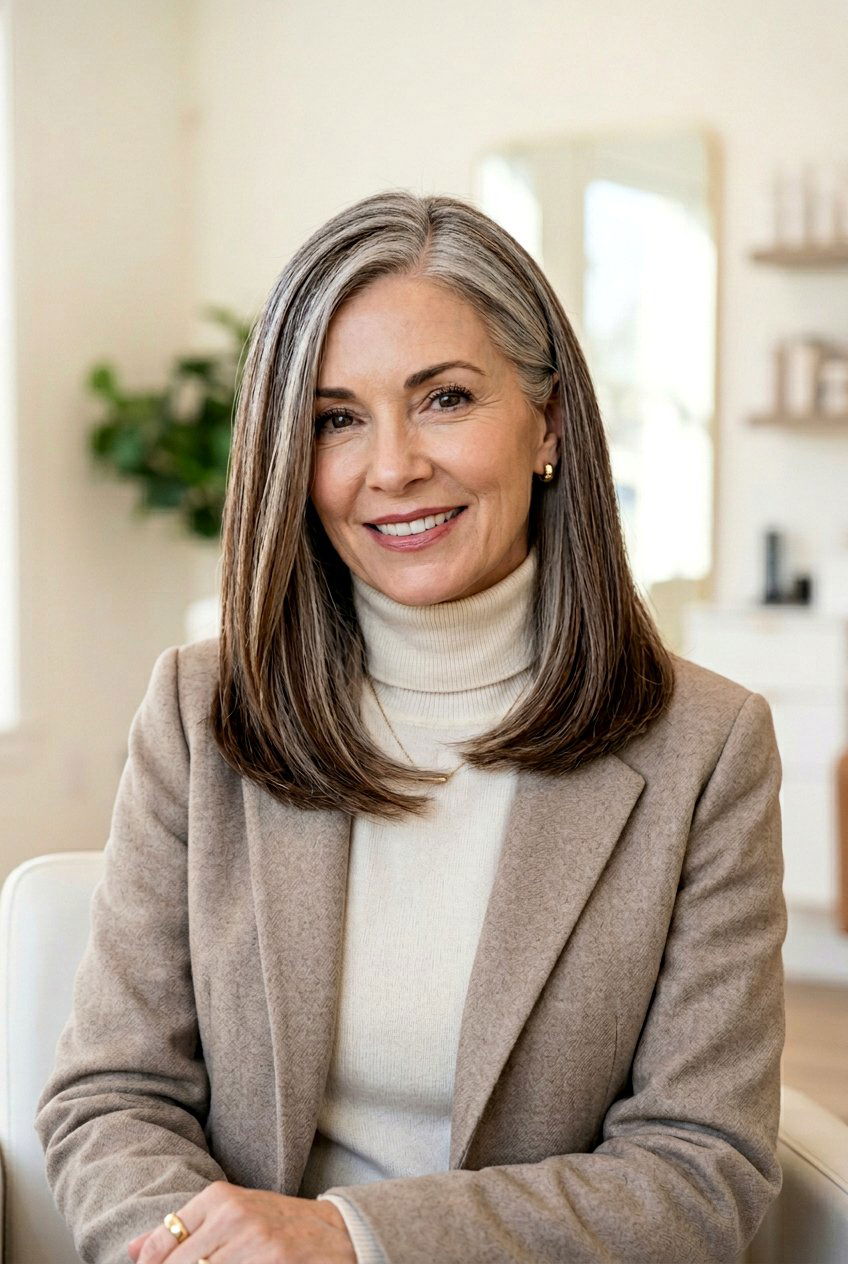 Chocolate Brown Lowlights For Gray Hair - 20 brunette lowlights for gray hair - 20 brunette lowlights for gray hair