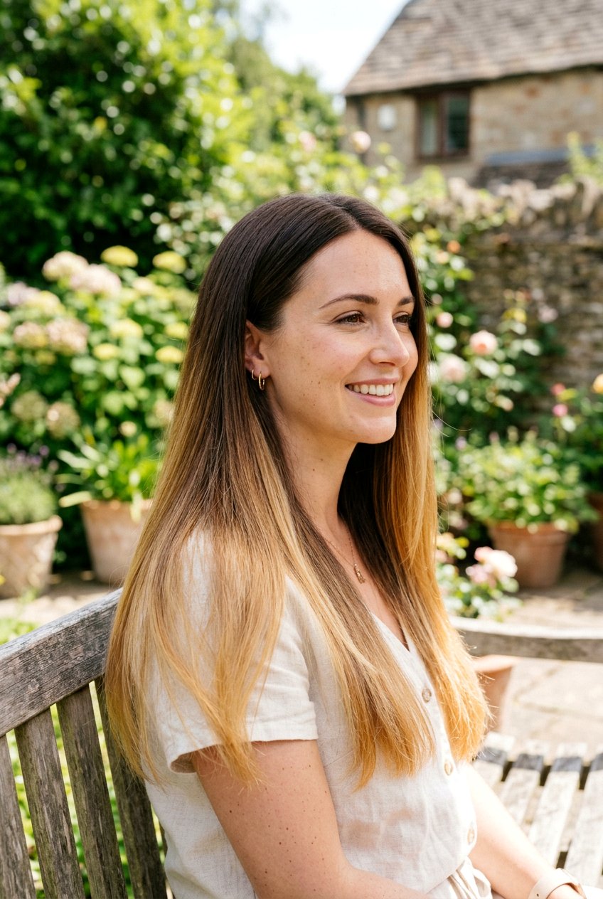 Chocolate Brown to Honey Blonde Ombre - 20 soft ombre on brown hair - 20 soft ombre on brown hair