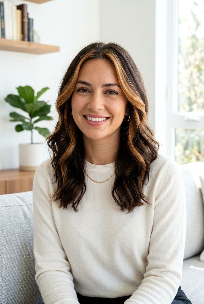 Chocolate Caramel Money Piece - 20 chocolate caramel hair color ideas - 20 chocolate caramel hair color ideas