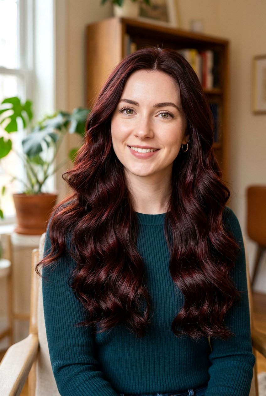 Chocolate Cherry Hair for Fair Skin - 20 hair color ideas for fair skin - 20 hair color ideas for fair skin