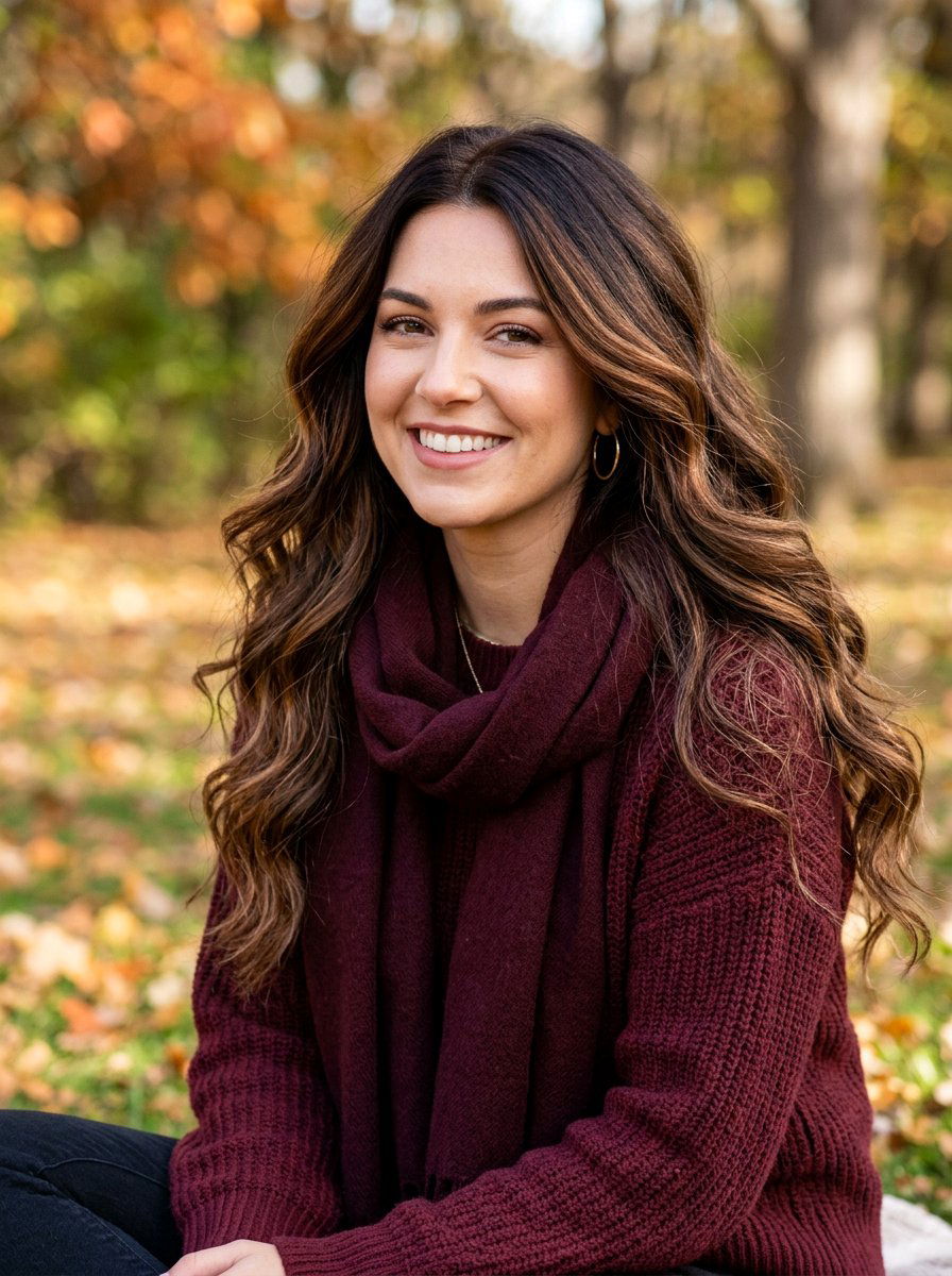 Chocolate Chestnut Balayage - 20 rich girl brunette balayage - 20 rich girl brunette balayage