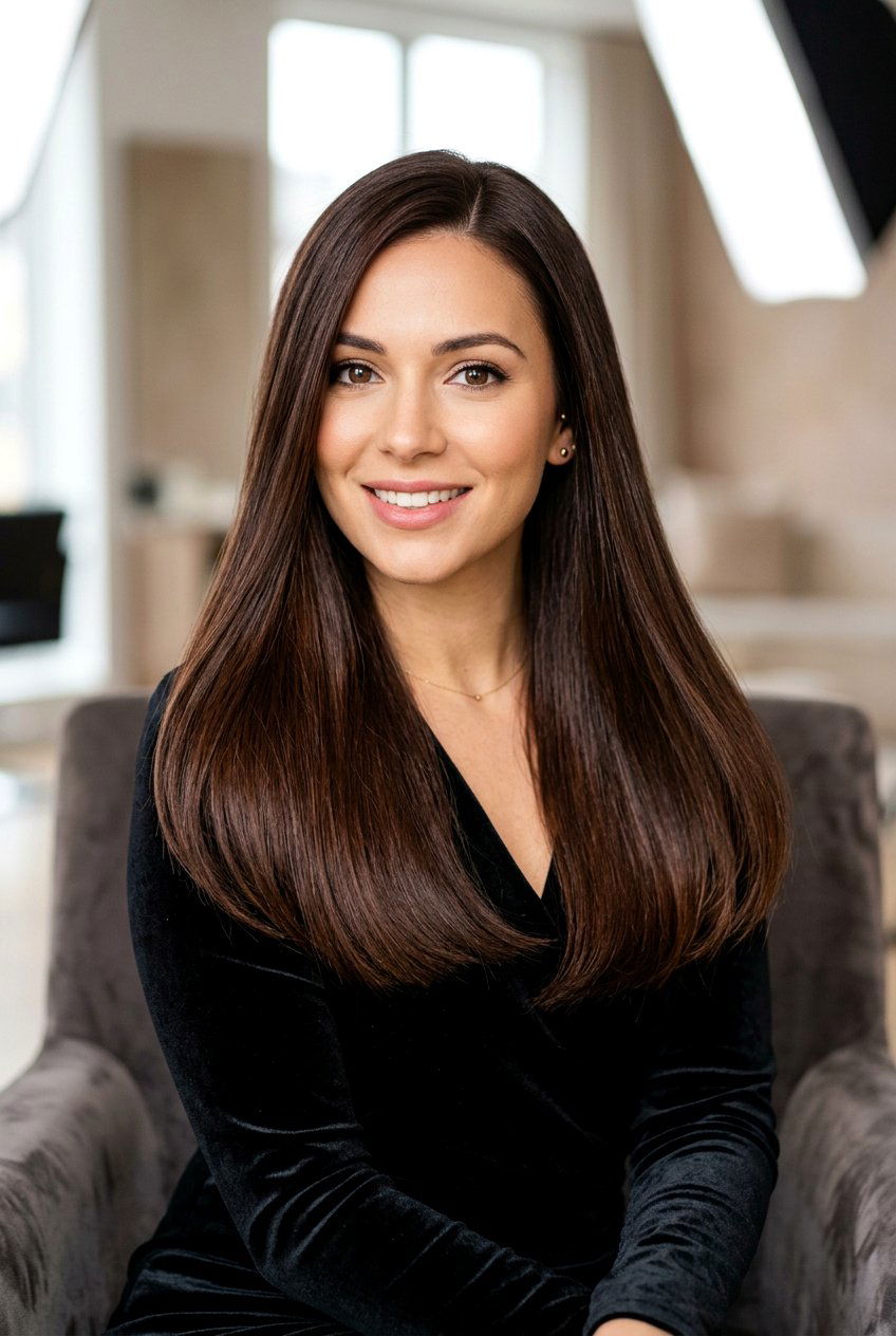 Chocolate Chestnut Brown - 20 chestnut brunette for mature skin tones - 20 chestnut brunette for mature skin tones