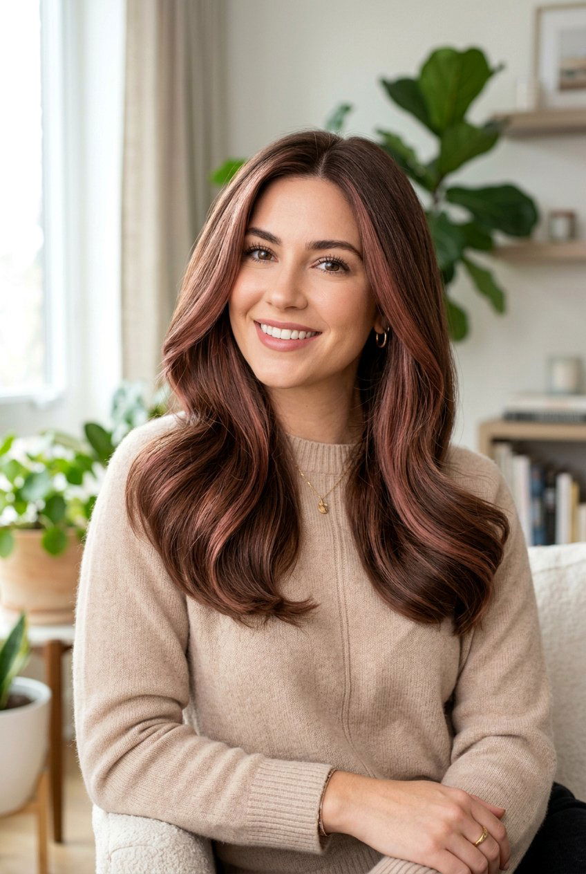 Chocolate Rose Brown - 20 rose brown hair color for mature women - 20 rose brown hair color for mature women